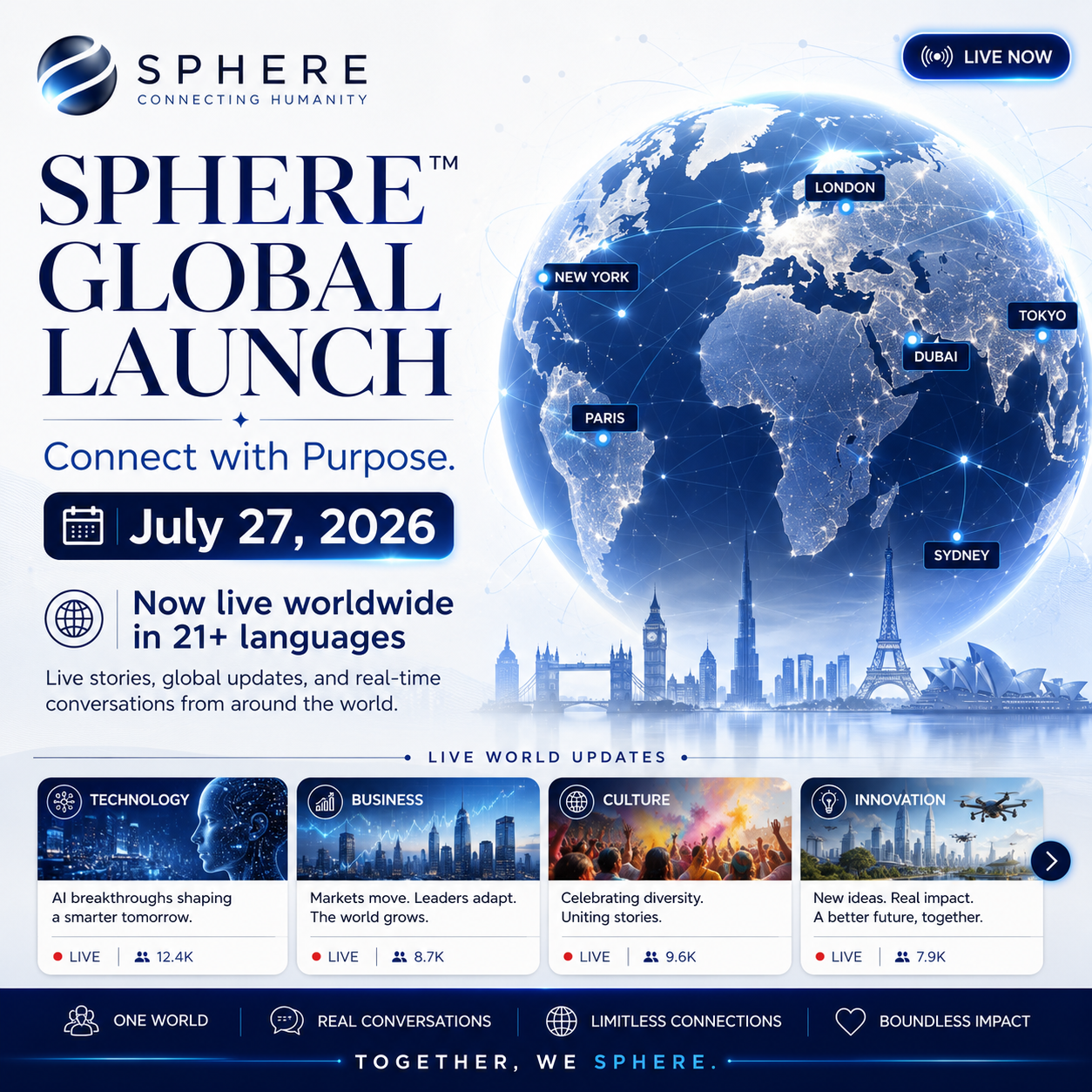 SPHERE Global Launch