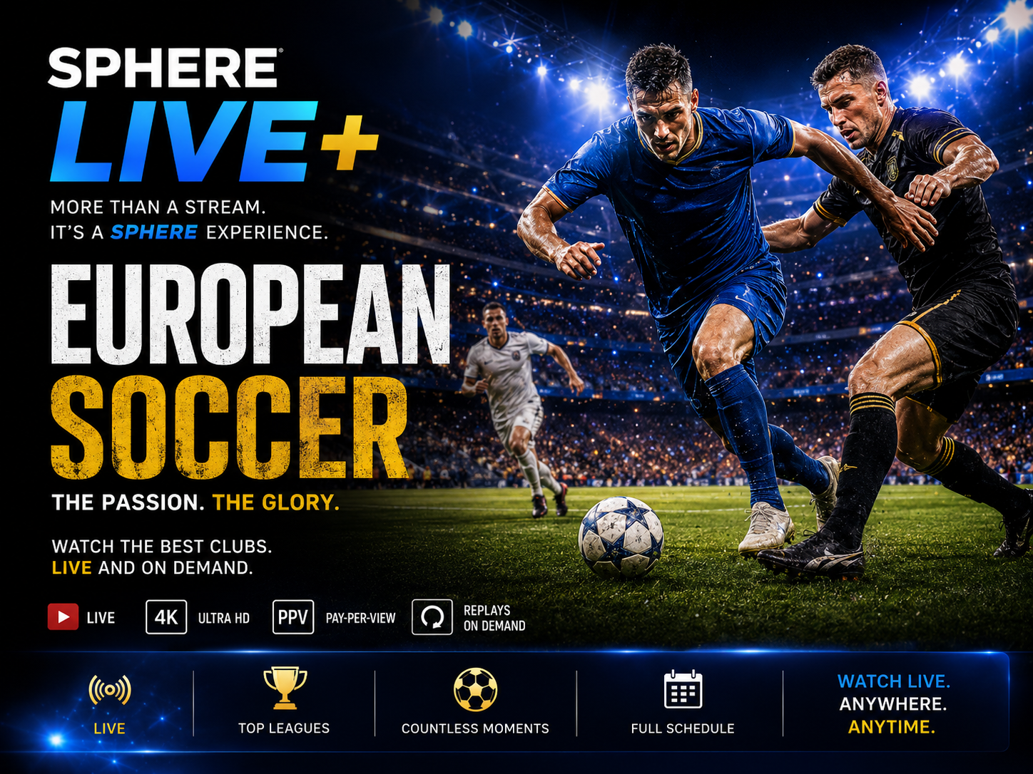 SPHERE Live+ European Soccer